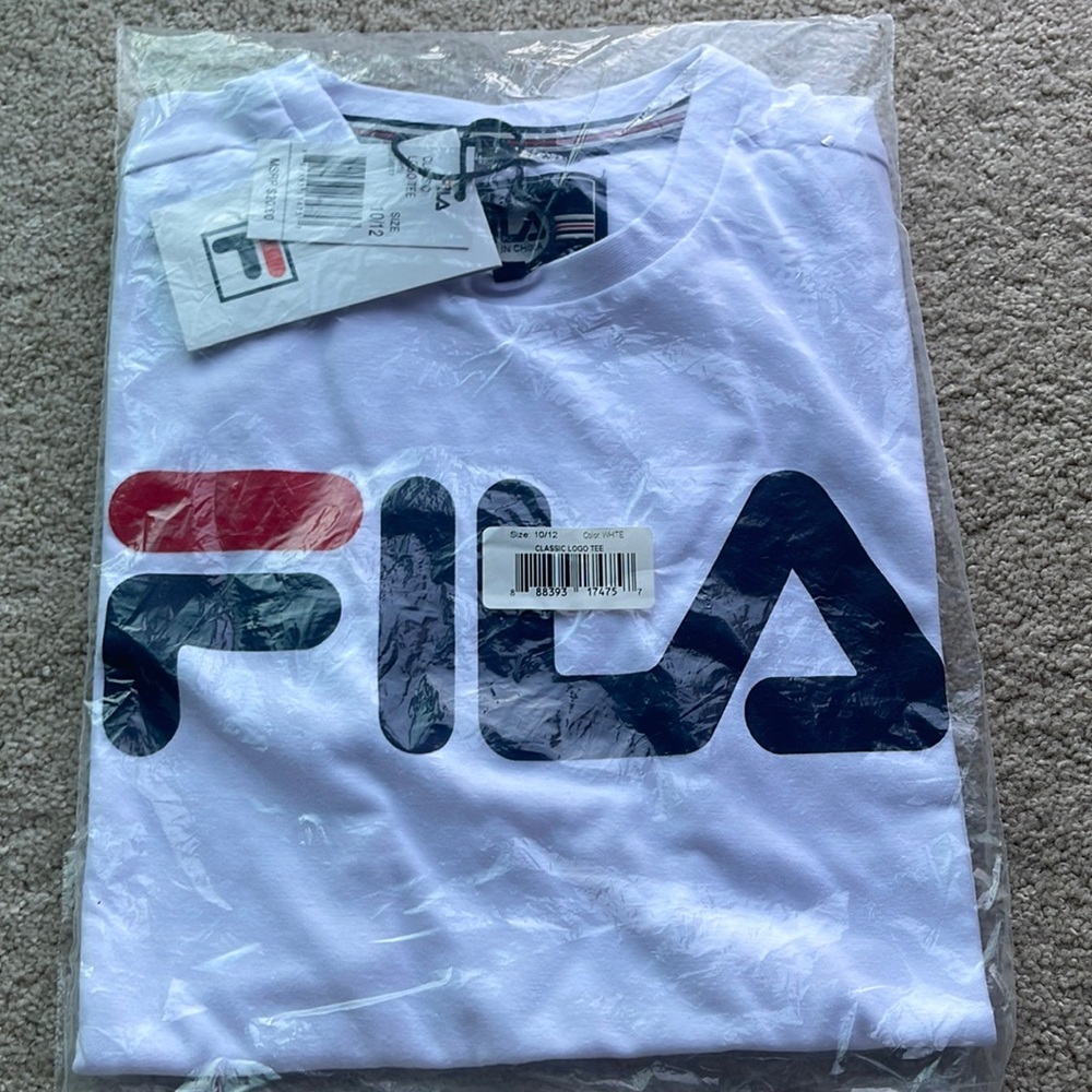 Brand New FILA Logo Tee never been worn!